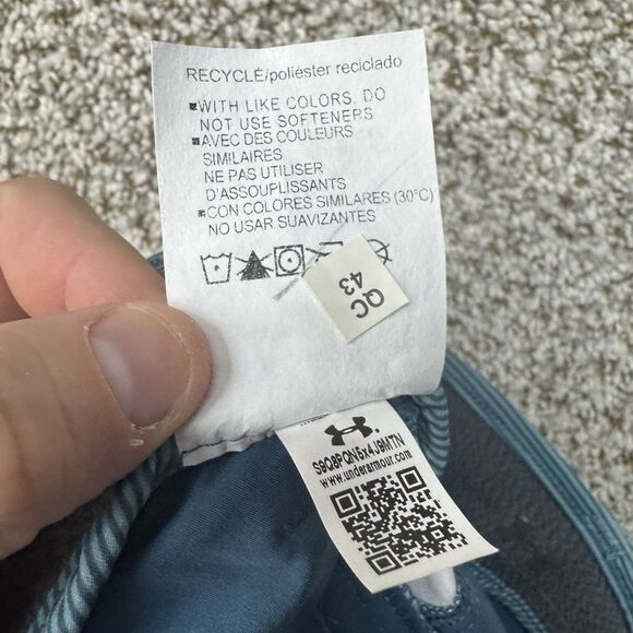 Under Armour Golf Printed Shorts Men's 30 Green Stripes Stretch Geometric New - Picture 12 of 14